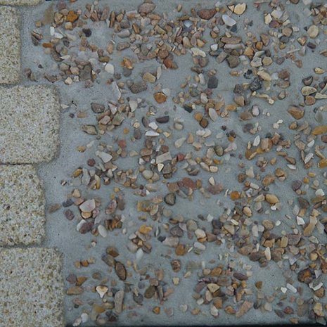 fantasiebestrating; siergrind; Poppenhuis; schaal 1 op 12: 1op12; bouwelementen poppenhuis; hele stenen; straatstenen; straatke