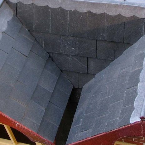 leisteen; dakbedekking; stenen dakpannen poppenhuis; modelbouw dakpannen; mini dakpannen; Poppenhuis; schaal 1 op 12: 1op12; po