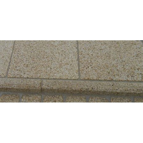 Plavuizen van 51*38*2 mm, kleur zandsteen