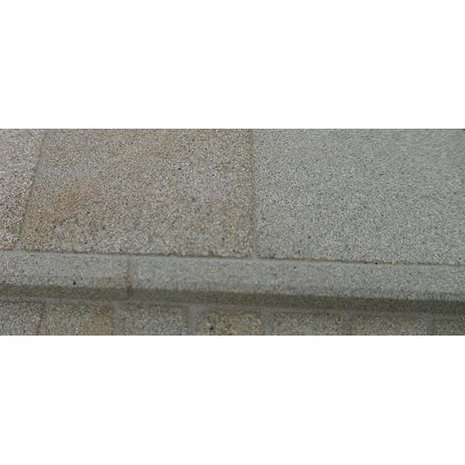 Plavuizen van 50,8*38*2 mm, kleur grijze steen
