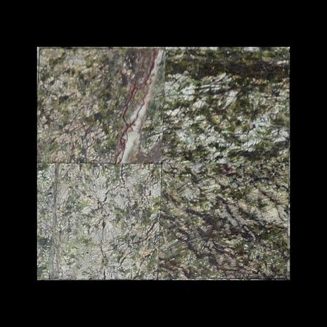Echt marmeren tegels, 25*25*2 mm, kleur Emerald Forest Green 