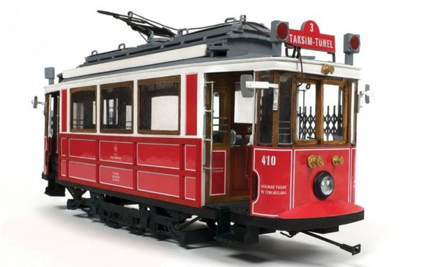 OC53010; Tram Istanbul voor spoor G; spoor G; modelbouw tram OcCre; Occre modelbouw; modelbouw; nederlandse bouwbeschrijving; m