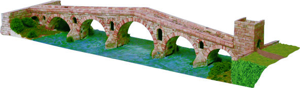 La Reina bridge; bouwpakket; aedes ars; modelbouw;