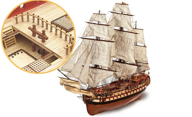 Montañés Navio; occre; modelbouw; modelbouw schepen; modelbouw schip; Occre; boten; schepen; nederlanse bouwbeschrijving; 150