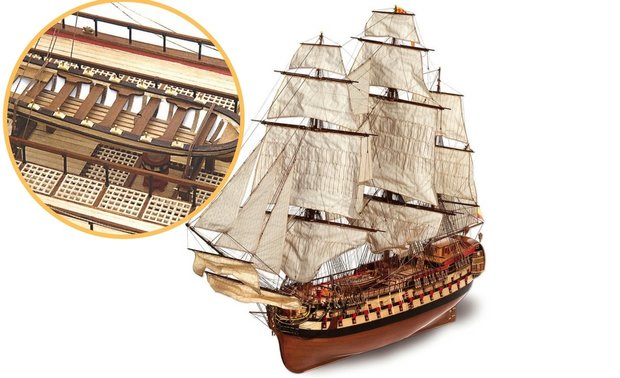 Montañés Navio; occre; modelbouw; modelbouw schepen; modelbouw schip; Occre; boten; schepen; nederlanse bouwbeschrijving; 150