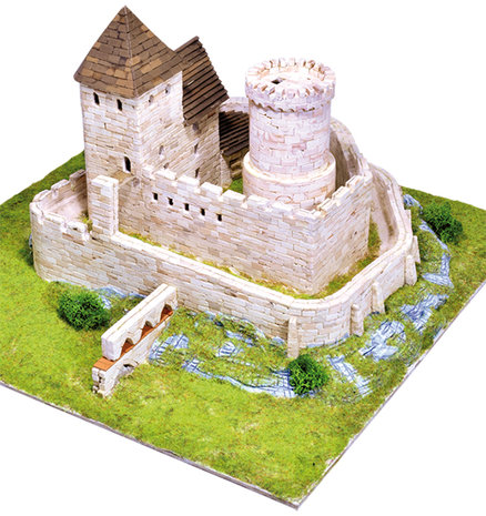 Aedes Ars; 1016; miniatuur kastelen; modelbouw kastelen;  miniatuur burchten; modelbouw burchten; echte steentjes; keramische s