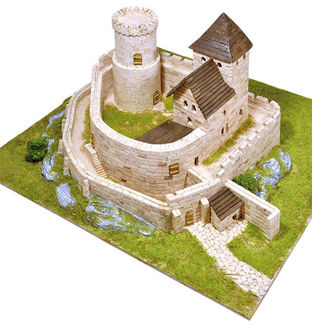 Aedes Ars; 1016; miniatuur kastelen; modelbouw kastelen;  miniatuur burchten; modelbouw burchten; echte steentjes; keramische s