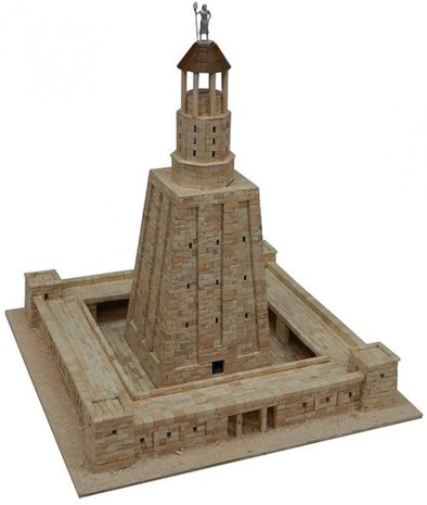 Aedes Ars; AE1271; Alexandria Lighthouse; miniatuur diarama; modelbouw diarama;  miniatuur burchten; modelbouw burchten; echte 