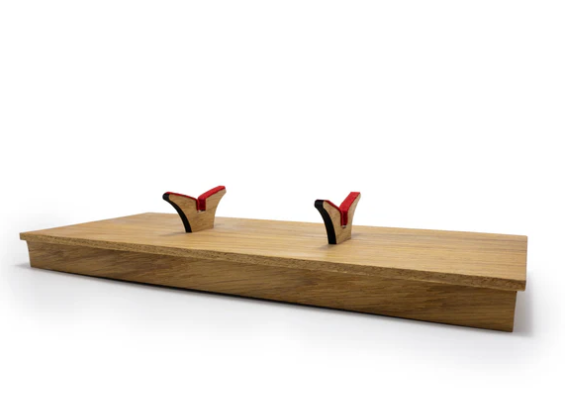 Eikenhouten standaard, klein
