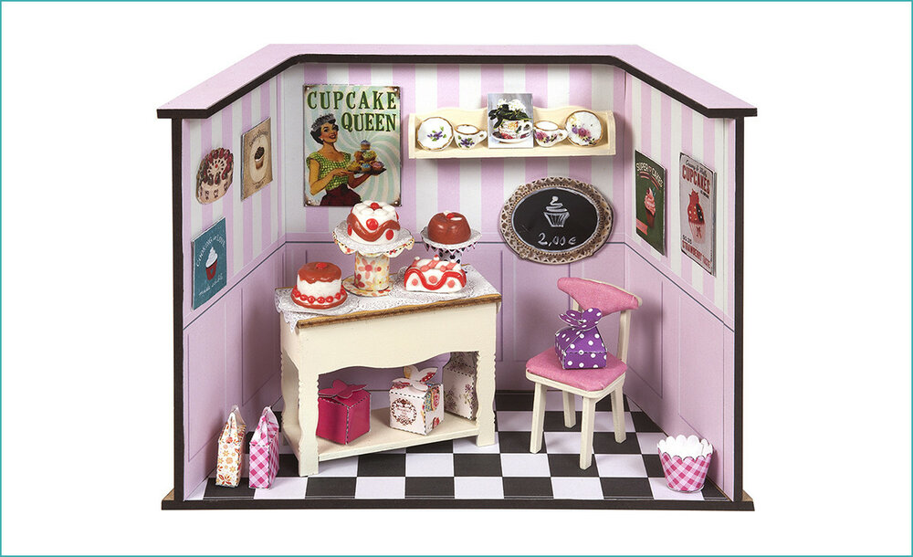Junior diorama Cupcake winkel