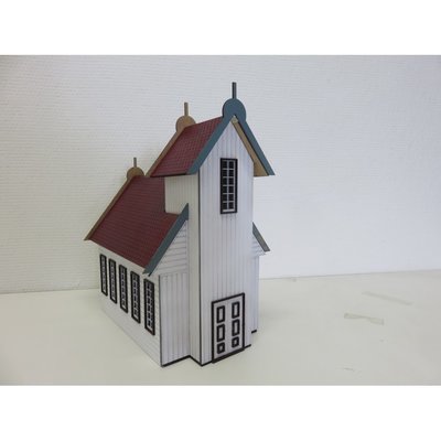 Zaans kerkje, schaal 1:24