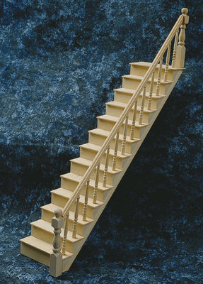 Pakket om je eigen trap te maken, schaal 1:12