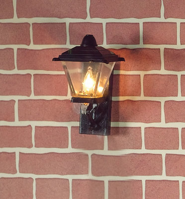 Zwarte buitenlamp