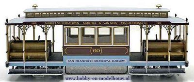 Verfpakket voor San Fransisco kabel tramwagen