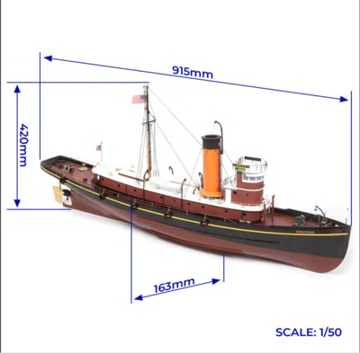 Bouwbeschrijving Hercules sleepboot