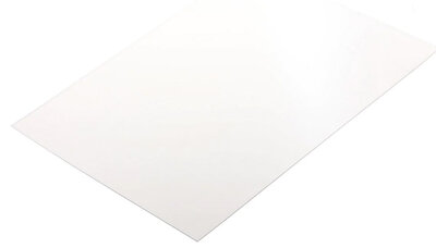 Kunststof sheet, glashelder 290*210*0.75 mm