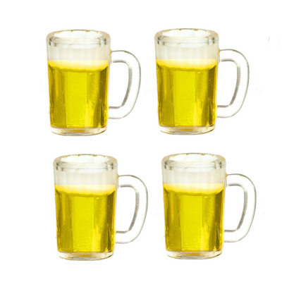 4 volle bierpullen