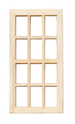 Houten raamkozijn met 12 ramen