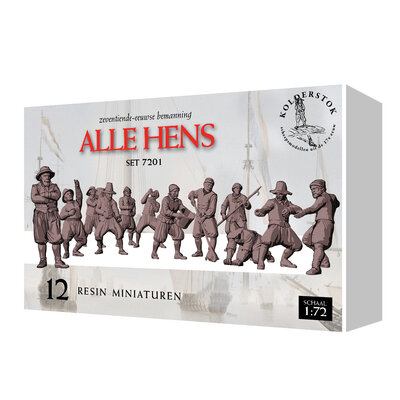 Alle hens, schaal 1op72
