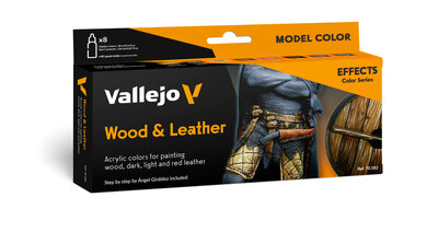 Vallejo Model Color Wood & Leather – verfset hout & leer