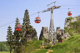 Kabelbaan Hahnenkammbahn voor Spoor H0