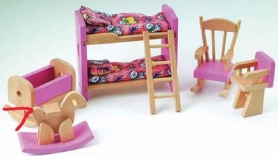 Kinderkamerset met Barbie roze details