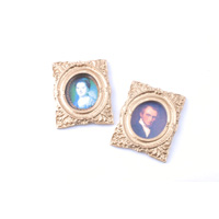 Set van 2 rechthoekige fotolijstjes