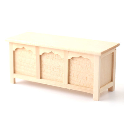 Dekenkist van blank hout