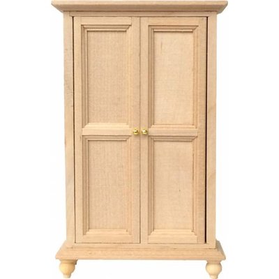 Garderobekast van blank hout
