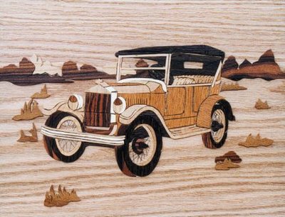 Model T-Ford, afm.: 23*30 cm