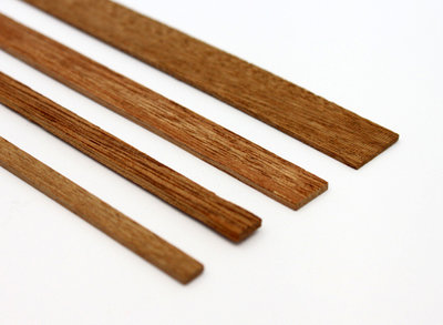 Mansonia houten latjes 500 mm lang