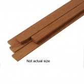 Sapele houten latjes 500 mm lang