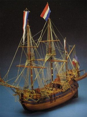 Hollands Fluitschip, behorend tot de VOC vloot.