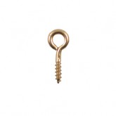 Schroefoogjes messing. Diam. oog = 3.2 mm