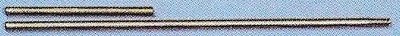 Stalen asjes met M2 schroefdraad, lang 32 mm