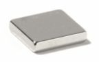Plat vierkant magneetje, neodymium, 3 x 3 x 1 mm