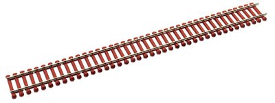 HO Streamline rail met stalen biels, type SL104F