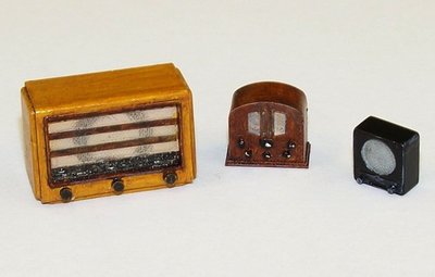 Set oude radio's