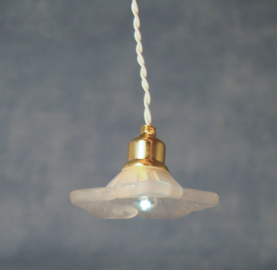 Daisy melkglazen hanglamp (LED)