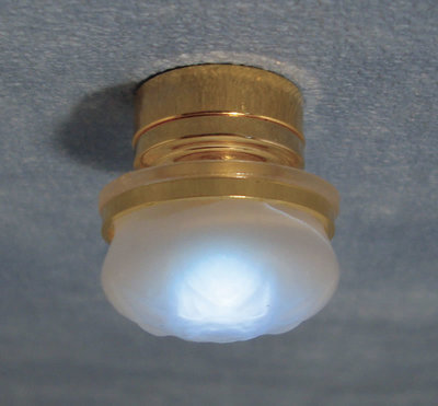 Melkglazen plafondlamp (LED)
