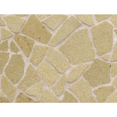 Fantasiebestrating, kleur Yellow Sandstone, schaal 1op19