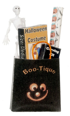 Halloween gevulde tas met cadeautjes