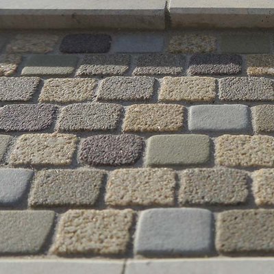 Straatkeien, gemixed