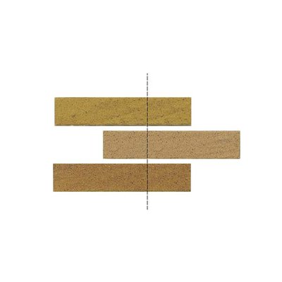 Corner-Slips hoeken geel/geelachtig mix, 26.5 x 5.3 x 0.5 mm