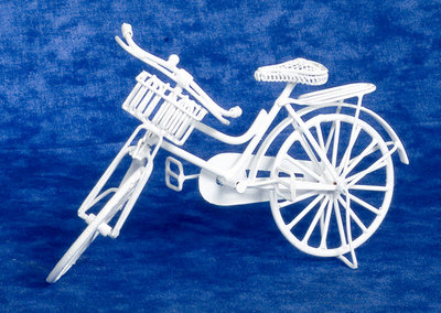 Witte fiets