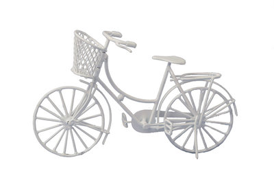 Witte opoefiets