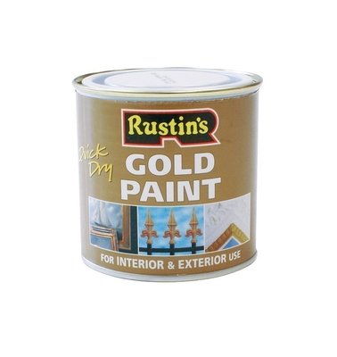 Rustins verf, goud, 125 ml