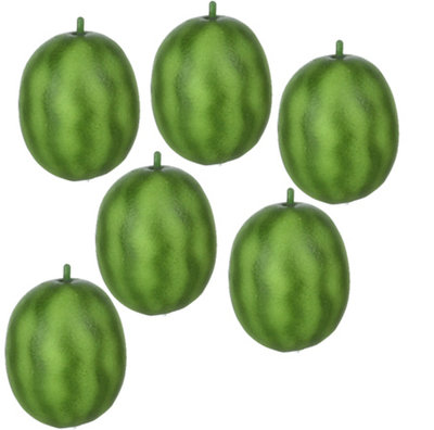 6 stuks watermeloenen