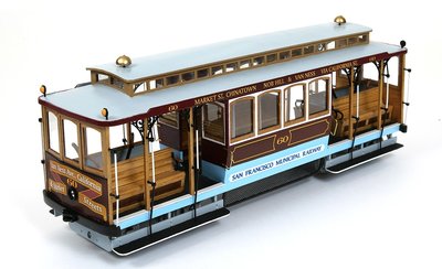 Bouwbeschrijving San Fransisco kabel tramwagen