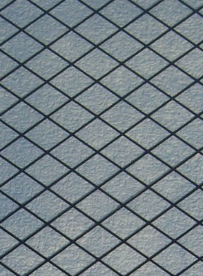 Kunststof sheet, glas-in-lood ruitmotief 210*297*0.5 mm (A4 formaat)